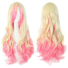 15 Colors Gradient Big Wave Long Curly Hair Cosplay Wigs - D - lemailwigs