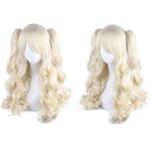 18 Colors Anime Lolita Double Tail Cute Cosplay Wigs - C - lemailwigs