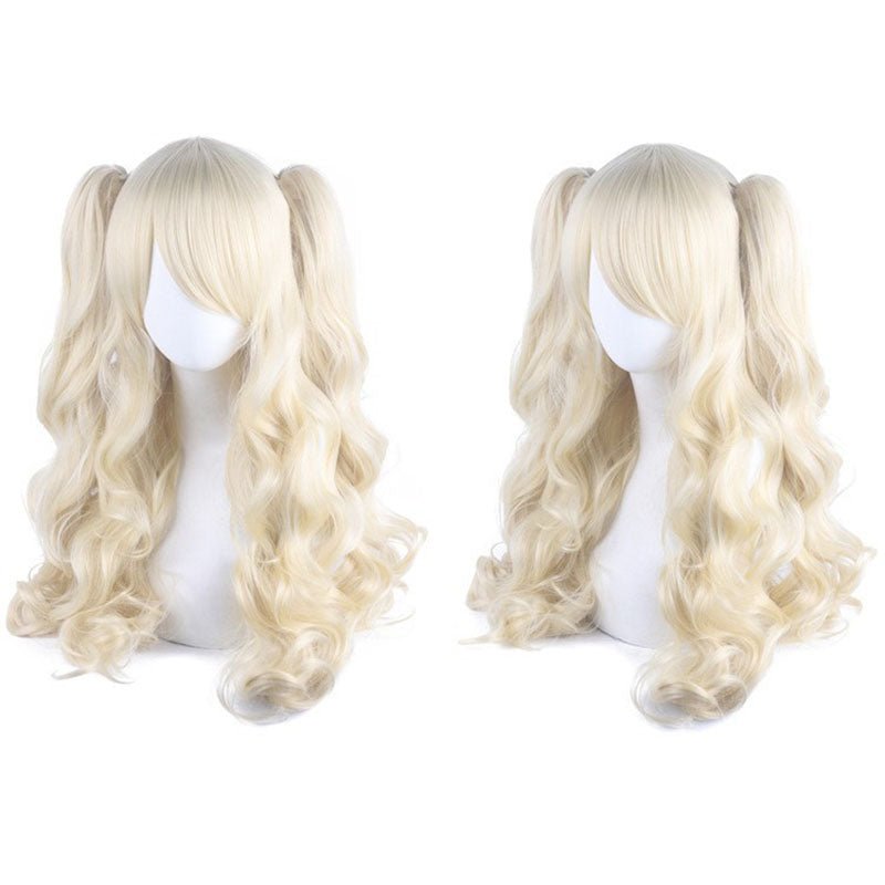 18 Colors Anime Lolita Double Tail Cute Cosplay Wigs - C - lemailwigs