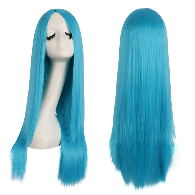 18 Colors Universal Anime 70cm Long Straight Cosplay Wigs - A - lemailwigs