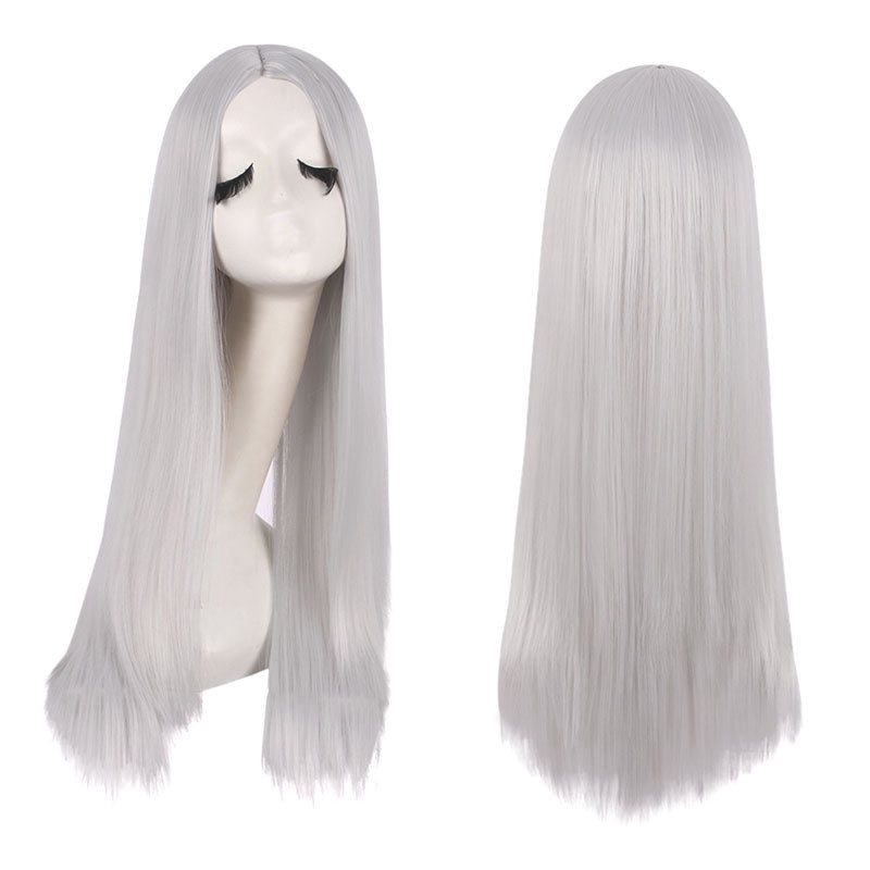 18 Colors Universal Anime 70cm Long Straight Cosplay Wigs - C - lemailwigs