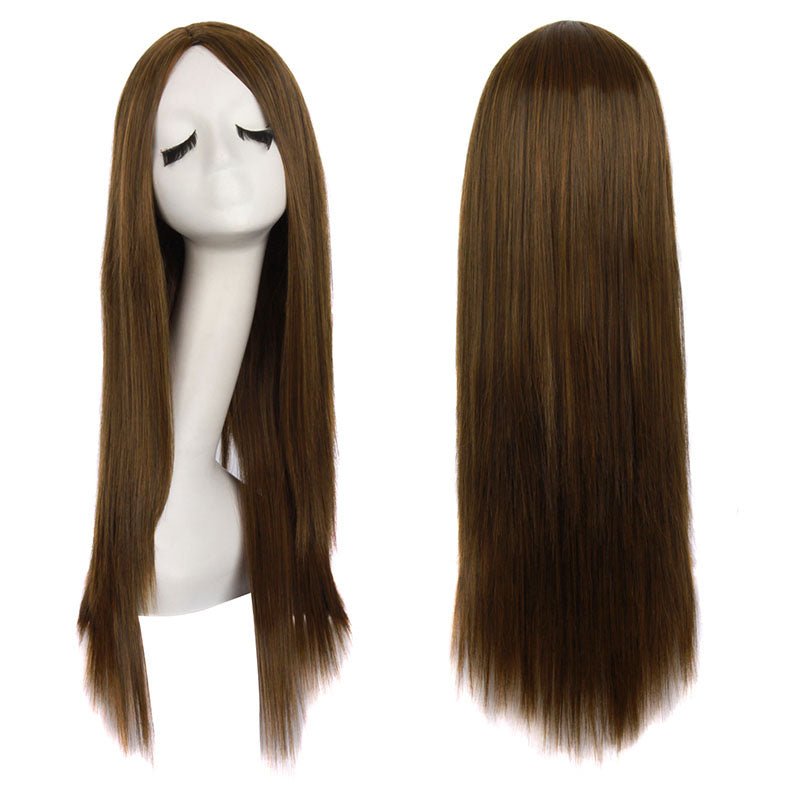 18 Colors Universal Anime 70cm Long Straight Cosplay Wigs - E - lemailwigs