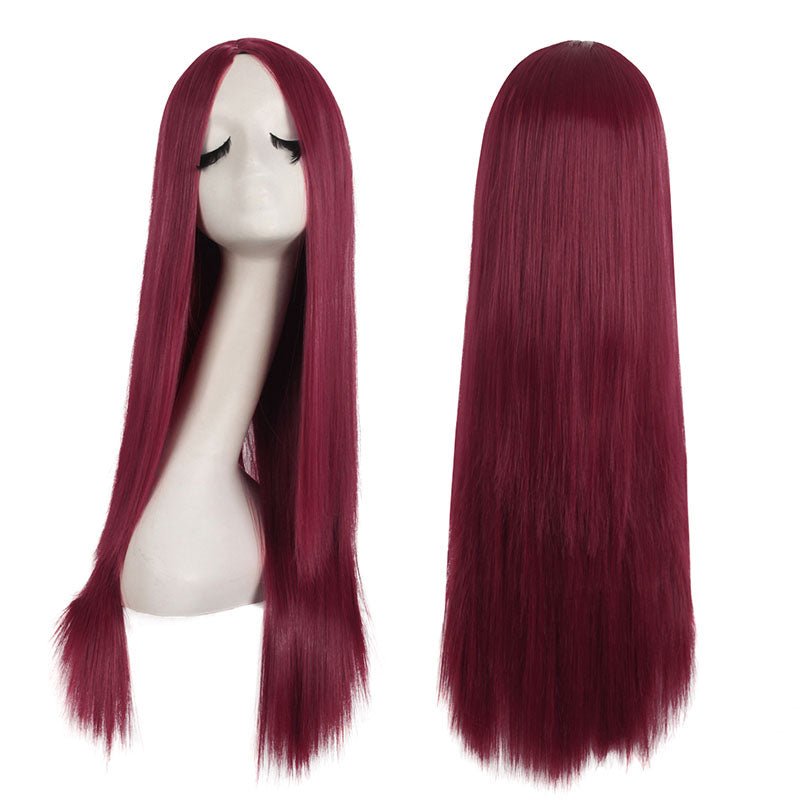 18 Colors Universal Anime 70cm Long Straight Cosplay Wigs - L - lemailwigs