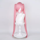 19 Colors 90CM Long Straight Double Ponytail Colorful Cosplay Wigs - lemailwigs
