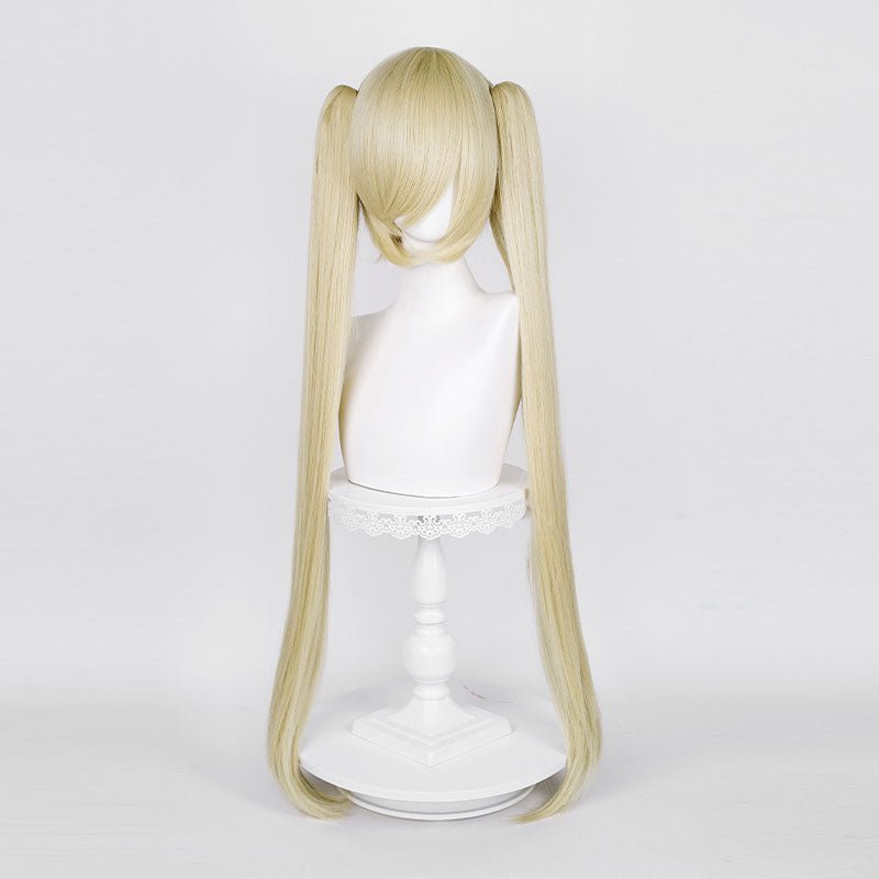19 Colors 90CM Long Straight Double Ponytail Colorful Cosplay Wigs - lemailwigs