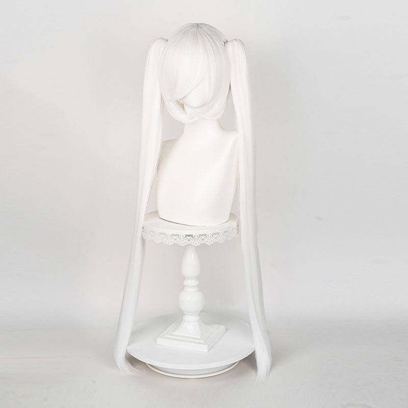 19 Colors 90CM Long Straight Double Ponytail Colorful Cosplay Wigs - lemailwigs