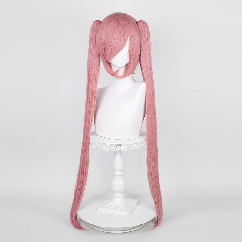 19 Colors 90CM Long Straight Double Ponytail Cosplay Wigs - H - lemailwigs