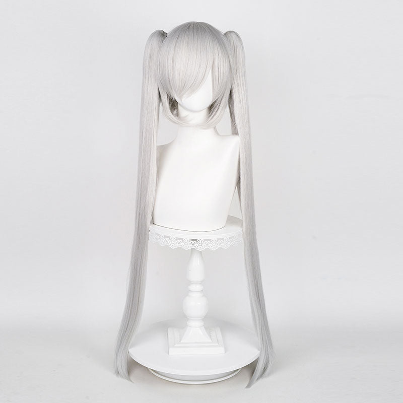 19 Colors 90CM Long Straight Double Ponytail Cosplay Wigs - I - lemailwigs