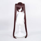 19 Colors 90CM Long Straight Double Ponytail Cosplay Wigs - P - lemailwigs