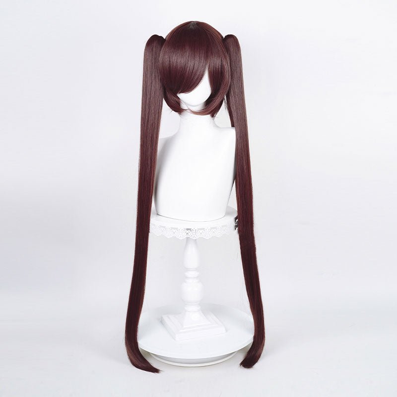 19 Colors 90CM Long Straight Double Ponytail Cosplay Wigs - P - lemailwigs