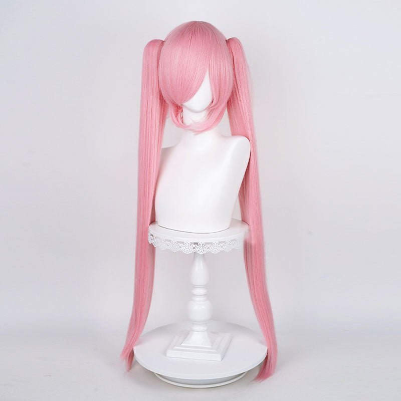 19 Colors 90CM Long Straight Double Ponytail Cosplay Wigs - Q - lemailwigs