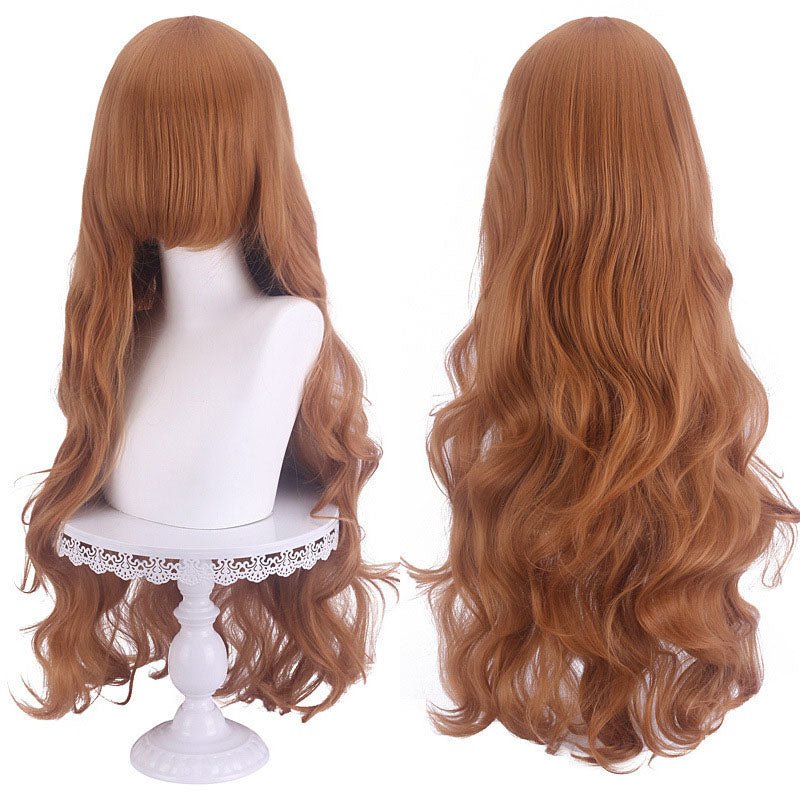 19 Colors Anime Long Curly High Quality Cosplay Wigs - E - lemailwigs