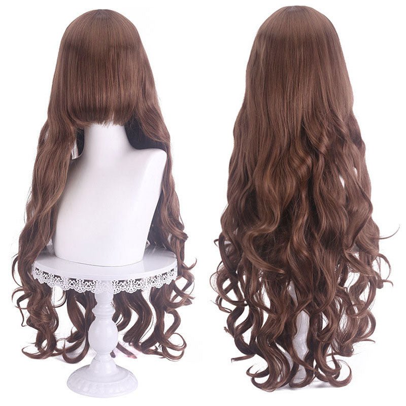 19 Colors Anime Long Curly High Quality Cosplay Wigs - H - lemailwigs