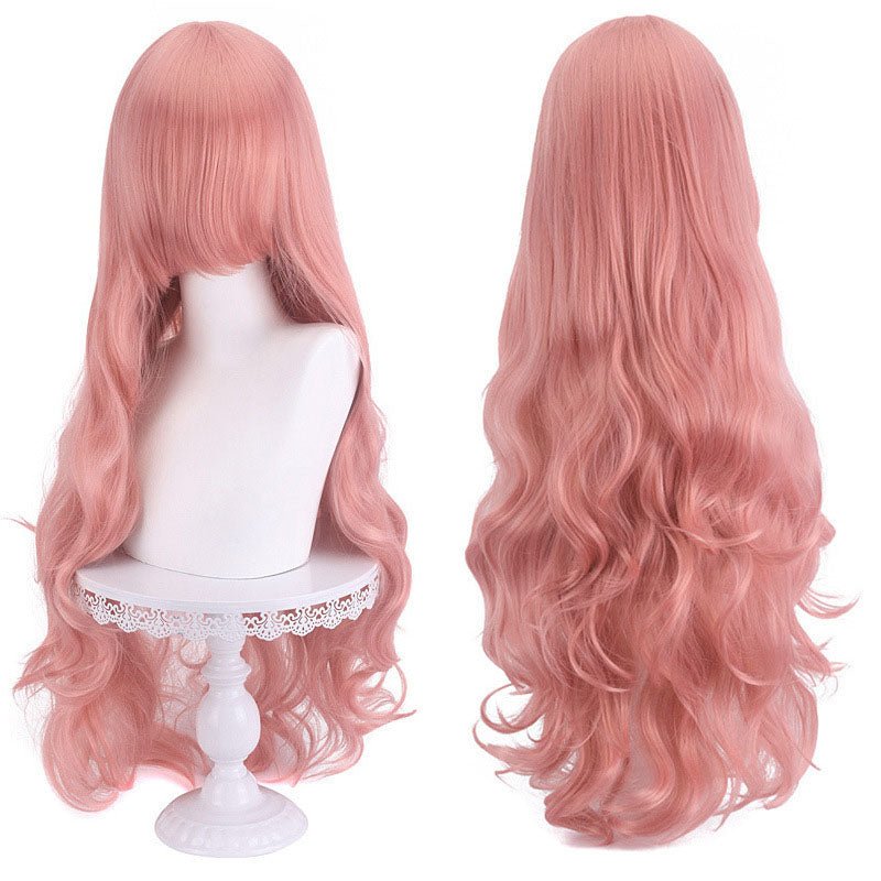 19 Colors Anime Long Curly High Quality Cosplay Wigs - Q - lemailwigs