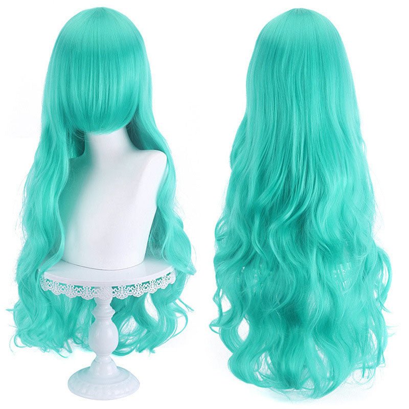 19 Colors Anime Long Curly High Quality Cosplay Wigs - S - lemailwigs