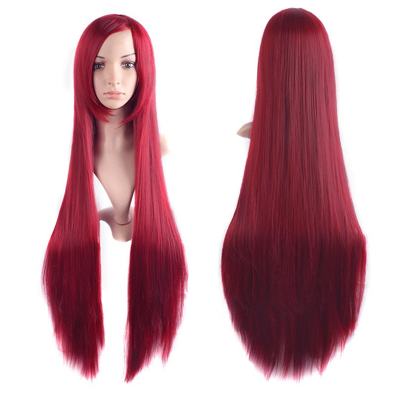 23 Colors 100 cm Long Straight Cosplay Wigs - I - lemailwigs