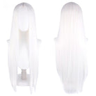 23 Colors 80cm Long Straight Middle Score Cosplay Wigs - B - lemailwigs