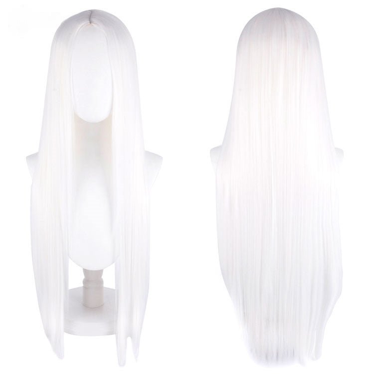 23 Colors 80cm Long Straight Middle Score Cosplay Wigs - B - lemailwigs