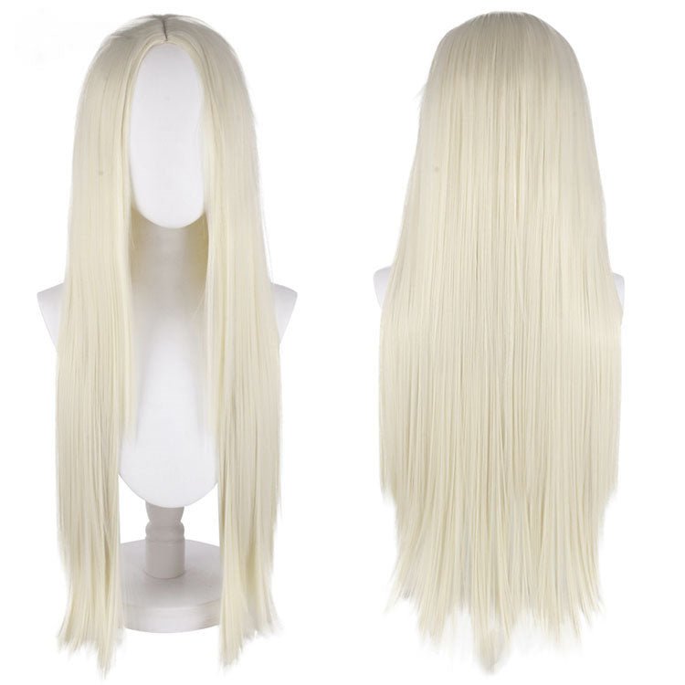 23 Colors 80cm Long Straight Middle Score Cosplay Wigs - E - lemailwigs