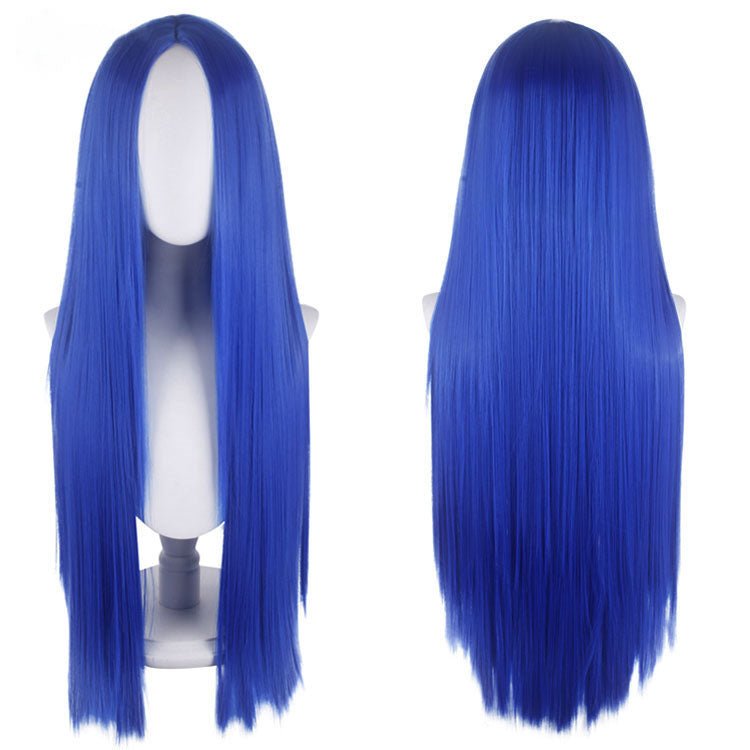 23 Colors 80cm Long Straight Middle Score Cosplay Wigs - I - lemailwigs