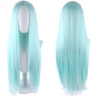 23 Colors 80cm Long Straight Middle Score Cosplay Wigs - J - lemailwigs