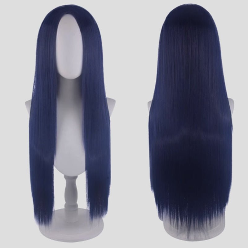 23 Colors 80cm Long Straight Middle Score Cosplay Wigs - S - lemailwigs