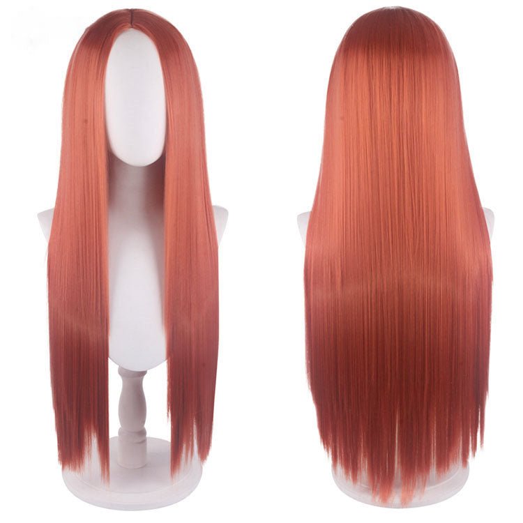 23 Colors 80cm Long Straight Middle Score Cosplay Wigs - T - lemailwigs
