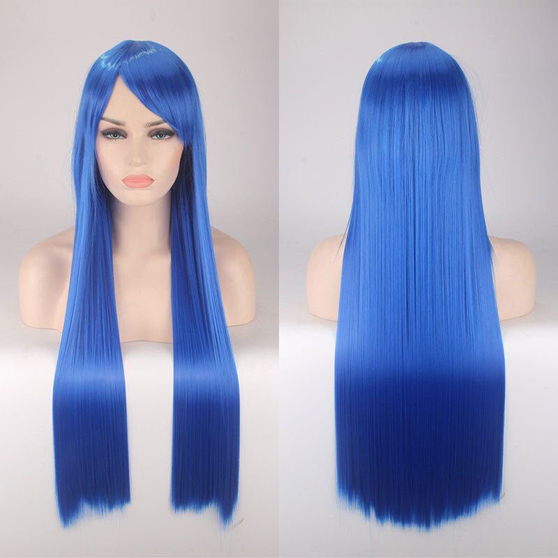 24 Colors 80cm Long Straight Cosplay Wigs - M - lemailwigs