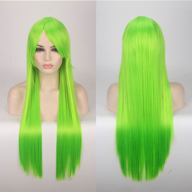 24 Colors 80cm Long Straight Cosplay Wigs - O - lemailwigs