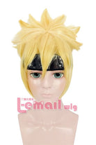 25cm Short Layered Yellow Uzumaki Boruto Cosplay Wigs - lemailwigs