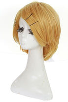 30 - 35cm Short Kagamine Rin Cosplay Wigs Two Styles - lemailwigs