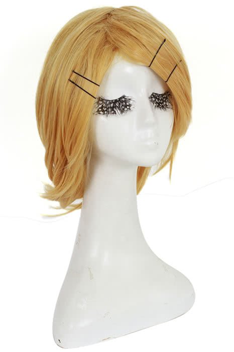 30 - 35cm Short Kagamine Rin Cosplay Wigs Two Styles - lemailwigs