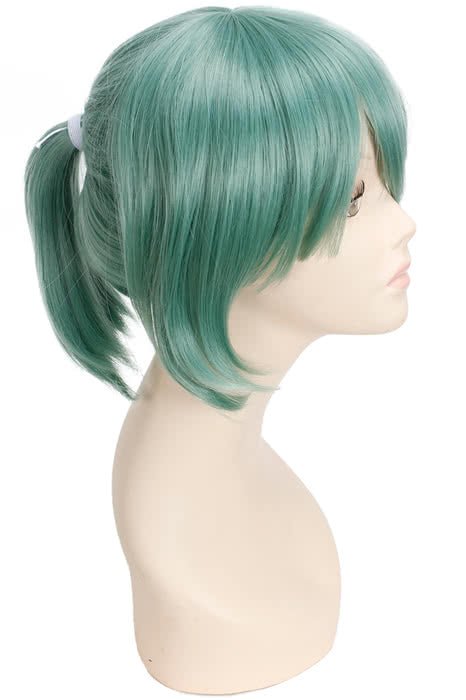 30cm Kantai Collection Yuubari Light Green Cosplay Wigs - lemailwigs