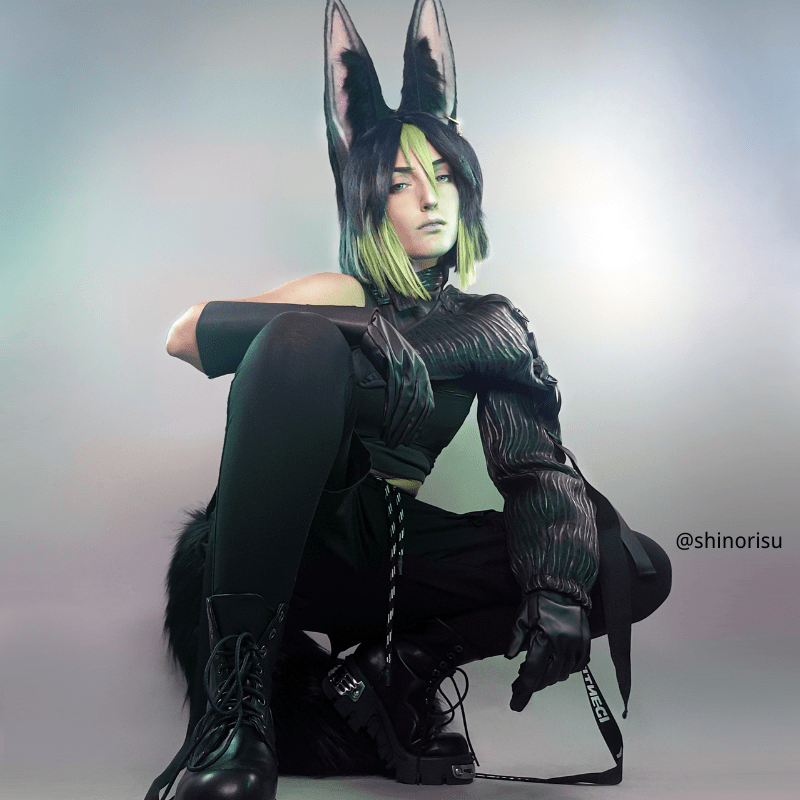 30cm Mixed Color Game Genshin Impact Sumeru Tighnari Cosplay Wigs - lemailwigs