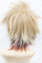 30cm Short AMNESIA TOMA Brown Fade Dark Red Cosplay Wigs - lemailwigs