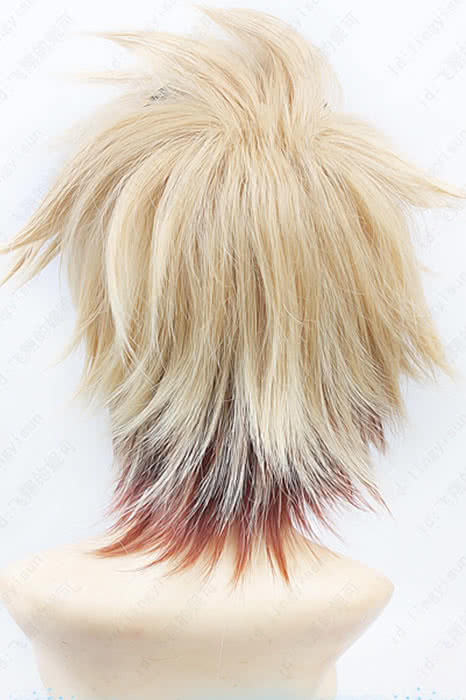 30cm Short AMNESIA TOMA Brown Fade Dark Red Cosplay Wigs - lemailwigs