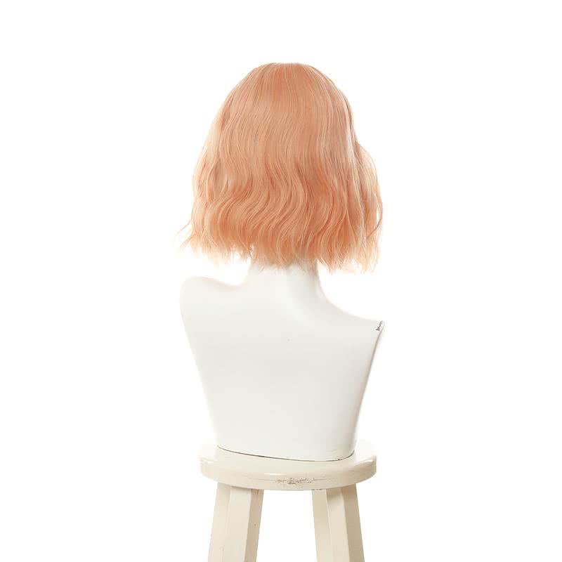 30cm Short Fashion Hair Wigs Light Orange Bob Trendy Wigs For Women - lemailwigs