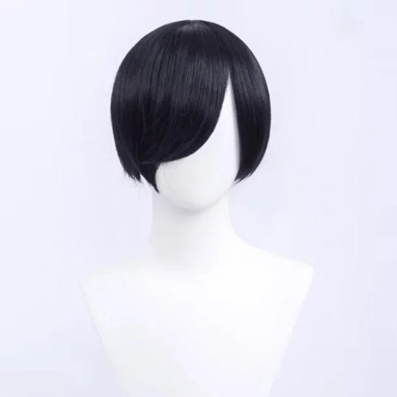 30cm Short Straight Light Blue General Anime Cosplay Wigs - lemailwigs