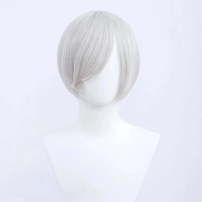 30cm Short Straight Light Blue General Anime Cosplay Wigs - lemailwigs