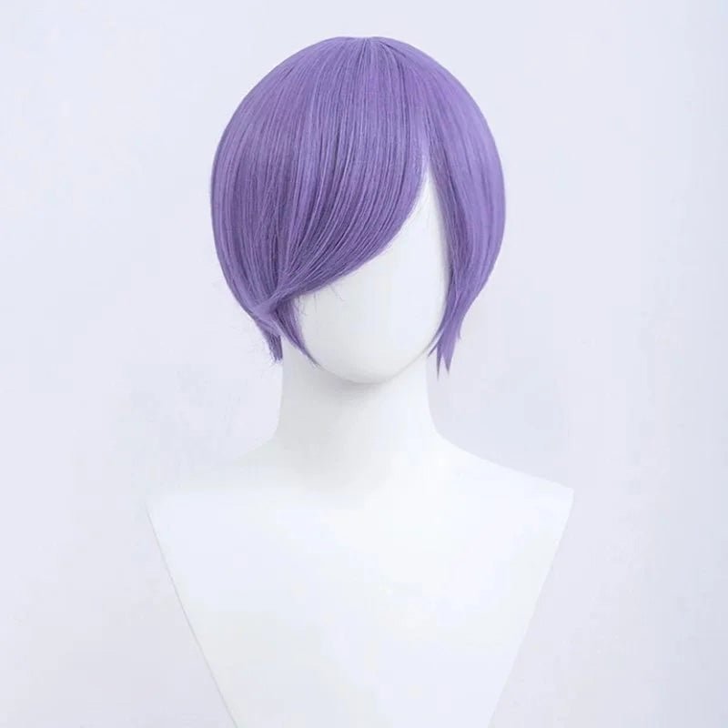 30cm Short Straight Light Blue General Anime Cosplay Wigs - lemailwigs