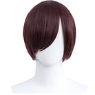 30cm Short Straight Red Mixed Brown General Anime Cosplay Wigs - lemailwigs