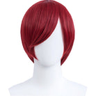 30cm Short Straight Wine Red General Anime Cosplay Wigs - lemailwigs
