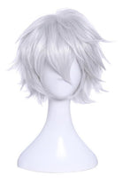 30cm White Silver Cosplay Wigs With Furry Ear - lemailwigs