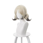 35cm Short Ponytail Ivory Gradient Grey Arknights Ifrit Cosplay Wigs - lemailwigs