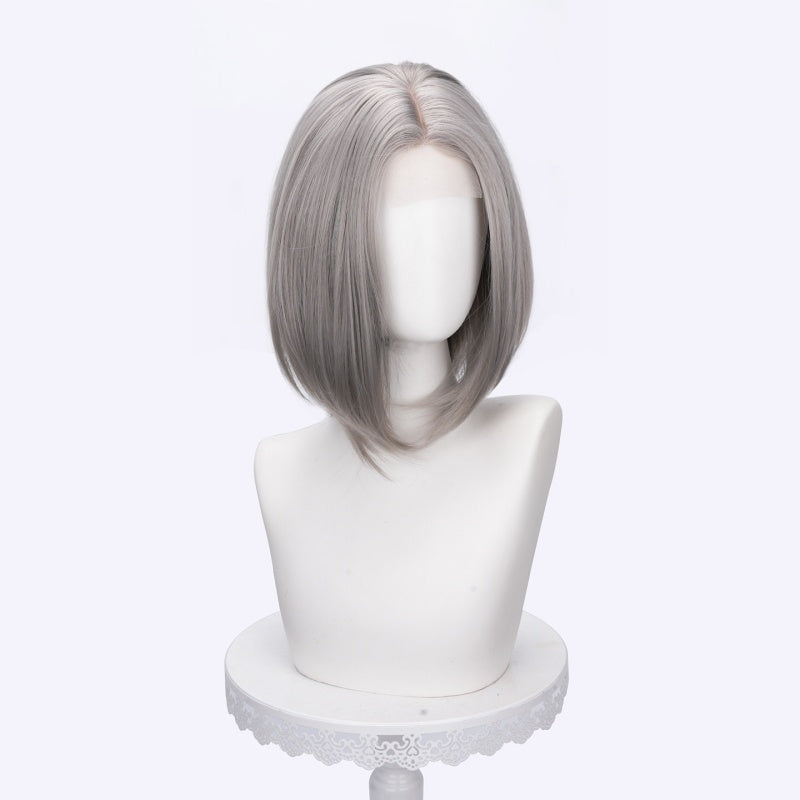 35cm Short Straight Multi-Color Lace Front Cosplay Wig
