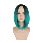 4 Colors Short Green Pink Grey Ombre Trendy Wigs For Women - lemailwigs