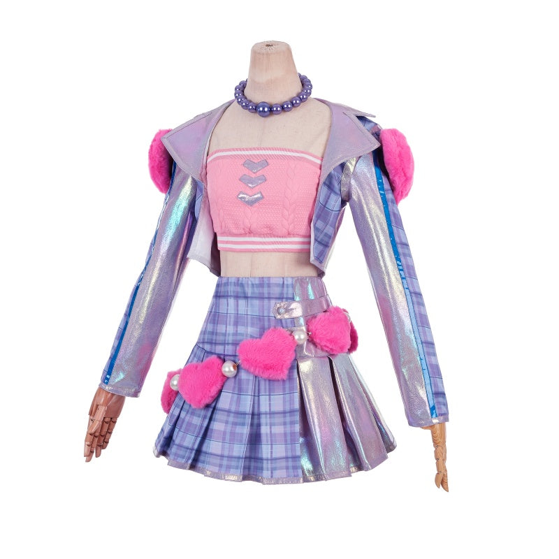 48HR_SHIP_L-email_Wig_LOL_League_Of_Legends_Caitlyn_Cosplay_Costume_4