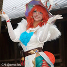 【48HR SHIP】 LOL League of Legends Aurora Christmas Cosplay Costume And Wig Kit - lemailwigs
