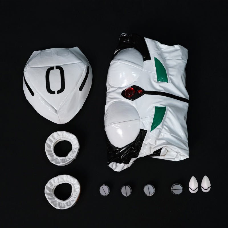 【48HR SHIP】L - email Wig Anime EVA Ayanami Rei Bodysuit Combat Cosplay Costume - lemailwigs
