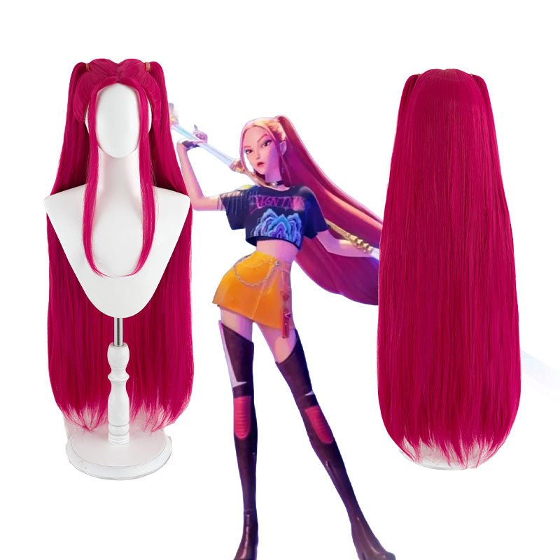 【48HR SHIP】L - email Wig Anime Movie Kpop Demon Hunter Mira 85cm Long Cosplay Wig - lemailwigs